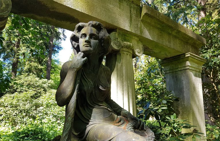 Teaserbild Fahrradtour über den Ohlsdorfer Friedhof